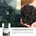 ZenVerdant Forest Black Tea Loose Leaf, Yunnan Dianhong, Floral Honey Aroma, Gentle on Stomach, Low Caffeine, Calm Energy, Stress Relief, Non-GMO, Gluten-Free, No Artificial Additives – Daily Relaxation Self-Care Tea