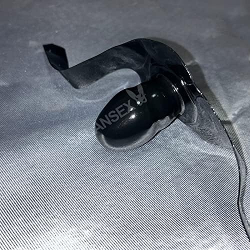 Latex Hood with Eye Patch and Braids, Sex Face Mask with Zipper and Plait, for BDSM, Party, Cosplay, Holiday