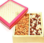 Ghasitaram Gifts Diwali Gifts Diwali Chocolate Hamper - Carving Box with Nutties and Almonds