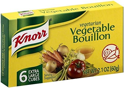 Knorr Vegetarian Vegetable Bouillon, 2.1 Ounce (Pack of 24)