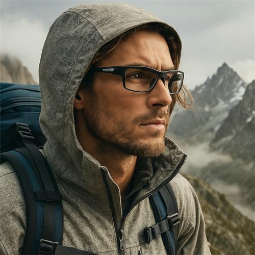 Sports Transition Readers Sunglasses Wrap Around Readers Photochromic Bifocal Reading Glasses For Men and Women