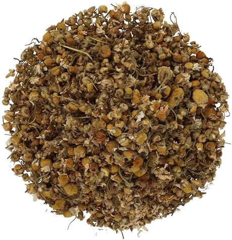Organic Chamomile Flower Whole Tea, 4 Ounces (Matricaria recutita) USDA Certified | Resealable Pouch| Packaged in The USA (Pack of 1)