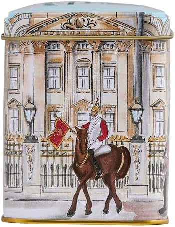 Buckingham Palace Tea Tin with 40 English Afternoon Teabags, British Souvenir