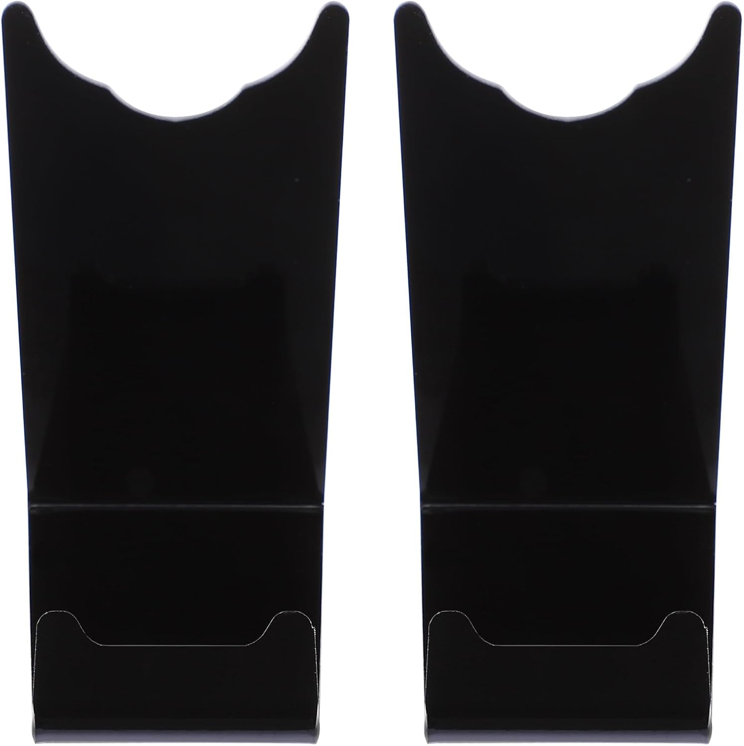 FOMIYES 2pcs Acrylic Electric Razor Stand Display Holder for Beard Trimmer and Nose Hair Shaver Storage Brackets for Men's Bathroom Desktop