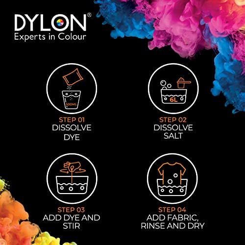 Dylon Hand Dye, Fabric Dye Sachet for Clothes, Soft Furnishings and Projects, 50 g - Espresso Brown - Pack of 1