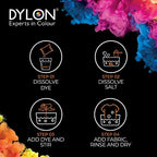 Dylon Hand Dye, Fabric Dye Sachet for Clothes, Soft Furnishings and Projects, 50 g - Espresso Brown - Pack of 1