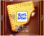 Ritter Sport, Milk Chocolate with Butter Biscuit, 3.5-Ounce Bars (Pack of 11)
