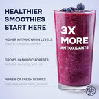 Wild Blueberry Powder Organic 5 Ounce Bag USDA Certified & 3rd Party Lab Tested - Antioxidant Rich Smoothies Freeze Dried Blueberries Organic Blueberry Extract for Baking From Whole Dried Blueberries