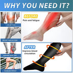 Aoliks Compression Socks for Women & Men 4 Pairs, Best Support for Nurses Running Travel