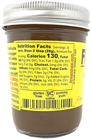 Fine & Raw Hazelnut Butter Spread 8 Ounce – Clean Ingredients, Vegan, and Organic Hazelnut Spread (Oat Milk Chocolate Hazelnut)