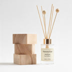 Oud Rose Reed Diffuser for Home, Luxury Hotel Collection Scent Inspired by Ritz Carlton, Long Lasting Fragrance, Minimalist Design, Bathroom Accessories/Bedroom Office Decor Gift, 3.34 Fl Oz