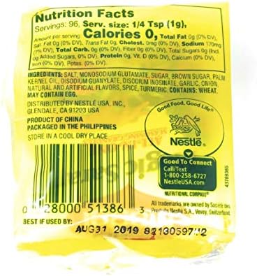 Maggi Magic Sarap, All In One Seasoning Granules, 12 Sachets (12 x 0.28 oz (8g))