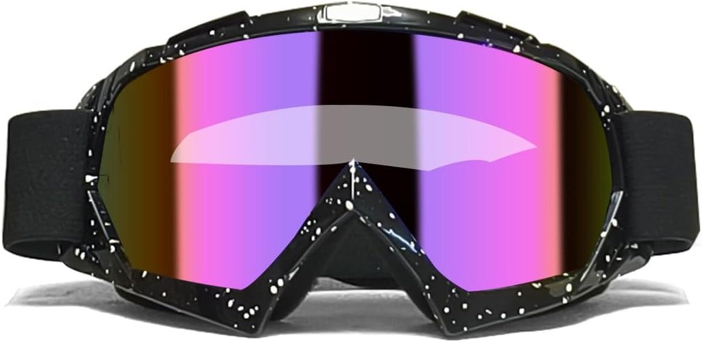 Motorcycle Goggles ATV goggles UTV MX Offroad Riding Goggles,Ski Goggle Windproof Dustproof Scratch Resistant Anti UV