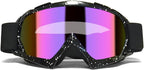 Motorcycle Goggles ATV goggles UTV MX Offroad Riding Goggles,Ski Goggle Windproof Dustproof Scratch Resistant Anti UV