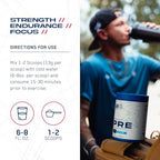 AN Performance Pre-Workout Powder Supplement for Men & Women | Energy Drink Mix with 300mg Caffeine + Beta Alanine + Citrulline | Third-Party Tested | Fruit Punch | 30 Servings