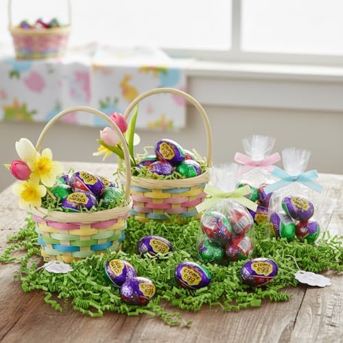 CadburyEggs Creme 24 Count - Bulk Chocolate Individually Wrapped Easter Eggs - 1.2oz Cadburry Creme Eggs Cream Filled Bulk Easter Candy for Easter Baskets & Egg Hunts (24 Eggs)