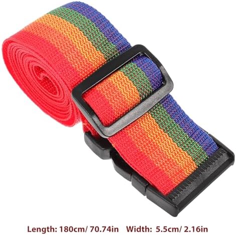 FRCOLOR Walking Transfer Belt with Quick Release Buckle 71 Inch Durable Gait Belt for Patient Mobility Support Ideal for Elderly and Caregivers in Home and Medical Settings