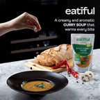 EATIFUL Curry Soup, Made With Organic Vegetables, Thai Ready To Eat Vegan Curry Soup, No Added Preservatives, Gluten Free, NON GMO, 14.1 Ounce (Pack of 5)