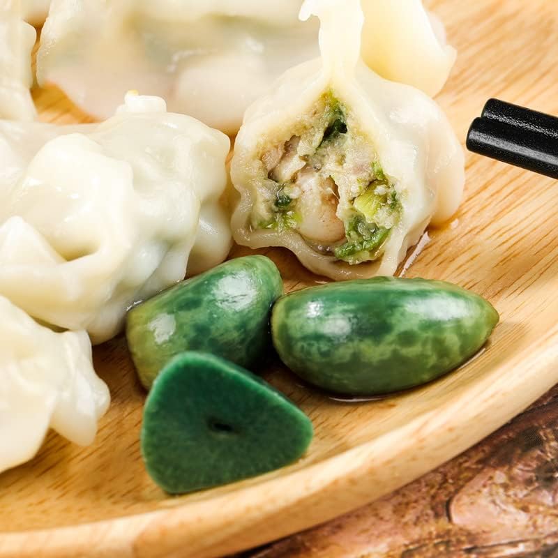 腊八蒜 翡翠绿蒜 Laba garlic,emerald green garlic,pickled pickles,sweet and sour garlic,sweet and sour garlic garlic Shandong specialty,pickled vegetables(Laba Garlic 260g (bagged),2 can)