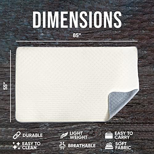 EverSnug Large Waterproof Outdoor Blanket - Extra Thick Premium Quilted Fleece, Waterproof & Windproof, Great for Camping, Picnics, Beaches, Stadiums, Dogs