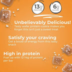 Power Crunch Protein Wafer Bars, High Protein Snacks with Delicious Taste, Salted Caramel, 1.4 Ounce (12 Count)