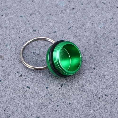 Small Pill Bottles Keychain Portable Medicine Case Waterproof for Travel