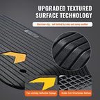 VEVOR 4" Rise Rubber Threshold Ramp, 35.5" Wide Wheelchair Ramp Doorway, Natural Curb Ramp, 33069Lbs Load Capacity, Non-Slip Textured Surface Rubber Curb Ramp for Wheelchair and Scooter