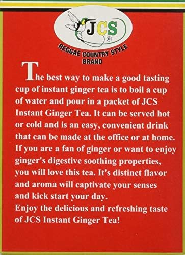 1 X JCS Instant Ginger Tea - Product of Thailand (18G. 11 PACKS)