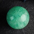 Crystal Decor Green Fluorite Crystal Ball with Stand Polished Divination Ball Decorative Sphere Stone Photography Quartz Crystal Sphere,6cm/2.4in