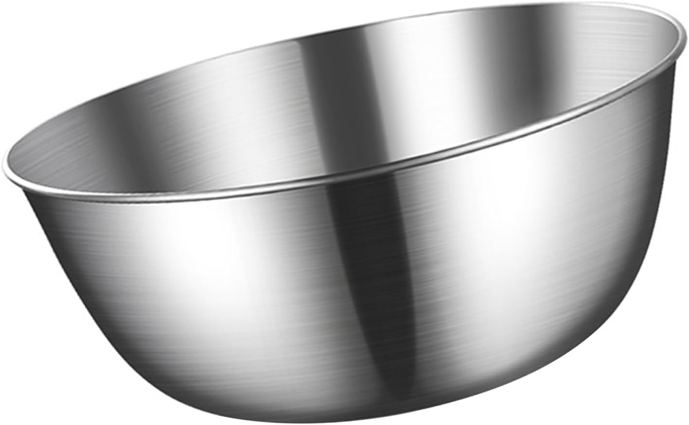 DAUZ Mixing Bowl, Simple Sturdy Stainless Steel Thickened Cooking Basin for Gathering (28cm)