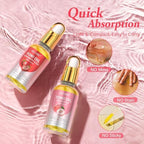 Yoni Oil for Women Ph Balance, Moisturizing, Natural Feminine Oil Eliminates Odor, Intimate Deodorant Feminine Body Oil with Peach, Strawberry Yoni Essential Oils, 2 Pack