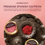AROMACRAVE Premium Spanish Saffron Threads – 2g (0.07oz) – Hand-Harvested Pure Red Saffron, Grade A+ All-Natural Spice for Cooking, Tea, Paella, Rice & Skincare
