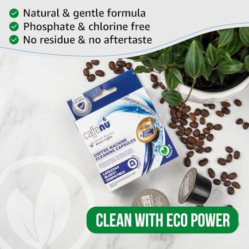 Lavazza Blue Compatible Cleaning Capsules. Coffee Machine Cleaner. Cleaning Pods Compatible with a Lavazza Blue Coffee System. Complete your Barista Kit with these Barista Accessories. 4 Uses.