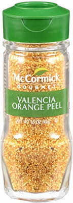 McCormick Gourmet Collection VALENCIA ORANGE PEEL 1.5oz (2 Pack)