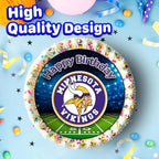 7.5x Inch Edible Cake Toppers –Vikings Themed Birthday Party Collection of Edible Cake Decorations