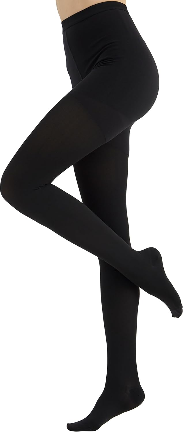 Medical Compression Pantyhose for Women and Men, 20-30 mmHg Compression Tights, Closed Toe, Graduated Support Hose High Waist Compression Stockings for Varicose Veins, Edema, DVT