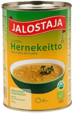 JALOSTAJA ORGANIC Canned pea soup 435g FINLAND (set of three)