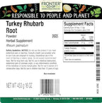 Frontier Co-op Turkey Rhubarb Root Powder 1lb