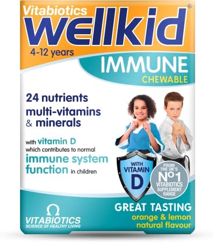 Vitabiotics Wellkid Immune Chewable 30 Tablets