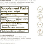 Solgar Vitamin E 268 mg (400 IU) - 100 Vegan Softgels - Naturally Sourced - Non-GMO, Gluten Free - 100 Servings