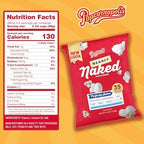 Popcornopolis Gourmet Popcorn, Nearly Naked Perfectly Salted, Sharing Size Bag - Simple Ingredients, Coconut Oil Popcorn, Non-GMO, Gluten-Free
