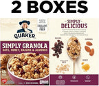 Quaker Simply Granola Honey & Raisin, 24.1 Oz (Pack of 2)