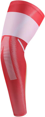 1 Pair Compression Leg Sleeve Long Knee Sleeve UV Protect Leg Sleeves Sports Cycling Leg Sleeves for Men Women