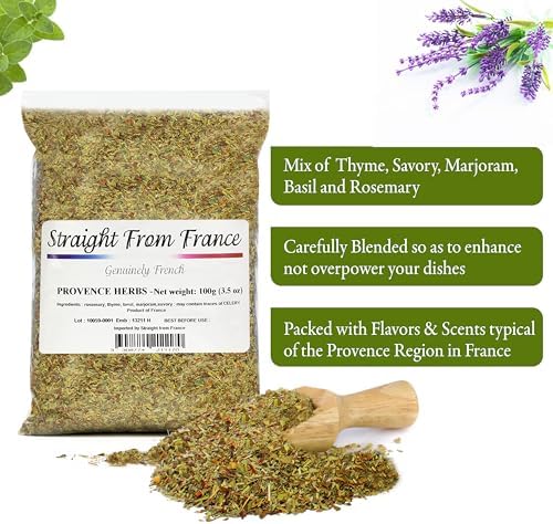 Straight from France Genuinely French, Provence Herbs Mix Seasoning from France 3.5 Oz