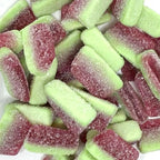 Gummy Watermelon Slices Bulk Bag Dye Free Candy, Halal Gummies Sweet and Sour Watermelon Slices 2.2 Pounds