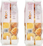 Mini French Pancakes Made in France, Individually Wrapped Pancake Bites, Soft European Style Breakfast Snack, 50 Pancakes Total (Pack of 2)