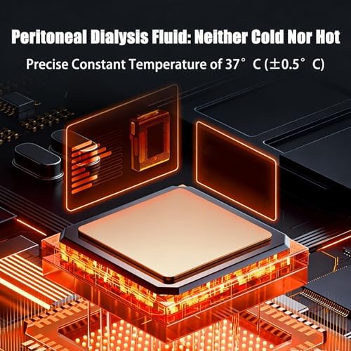 Peritoneal Dialysis Fluid Heating Incubator, Portable Warm Fluid Box, One-Touch Constant Temp, Low Noise, Fast Heating, 15L Large Capacity, Holds Up to 3 Dialysis Fluid Bags