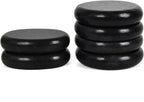 June Fox Hot Stones for Massage 4 Large and 2 Medium Basalt Stones Set Hot Rocks Massage Stones for Spa, Relaxing, Healing