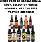 Sarsaparilla Soda Variety Sampler Pack | Premium Crafted Variety Pack from Around USA | Includes Crazy Soda Pop Bottle Opener (6 Pack)
