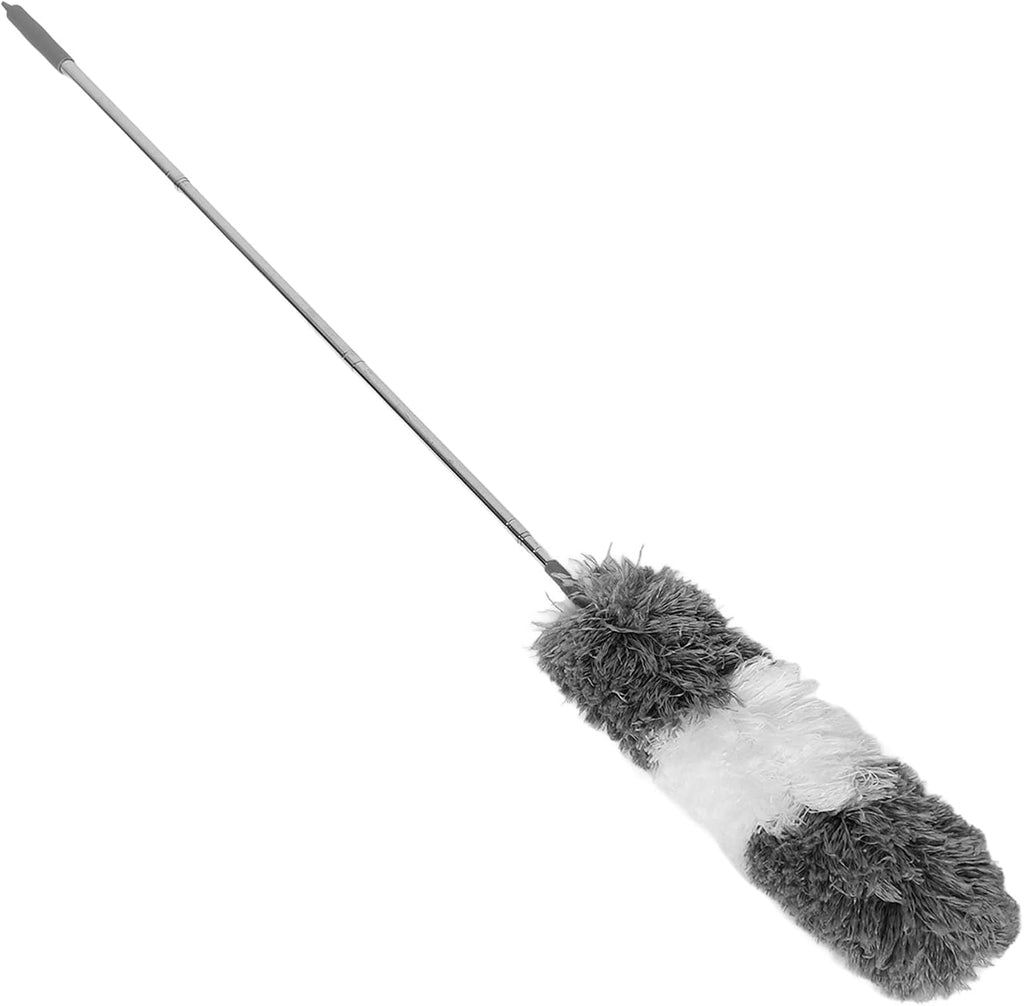Retractable Handheld Duster Brush, Household Dust Cleaning Tool for Furniture and Car, Extendable Dust Sweeper with Soft Bristles for Home and Office Use